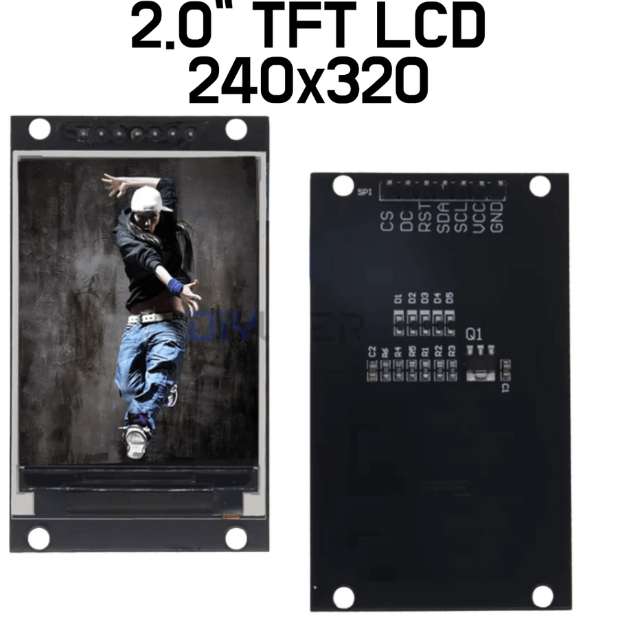 TFT LCD - 2.0 inch Full Color 240x320 Full Color TFT LCD Display Module ST7789V - ePartners