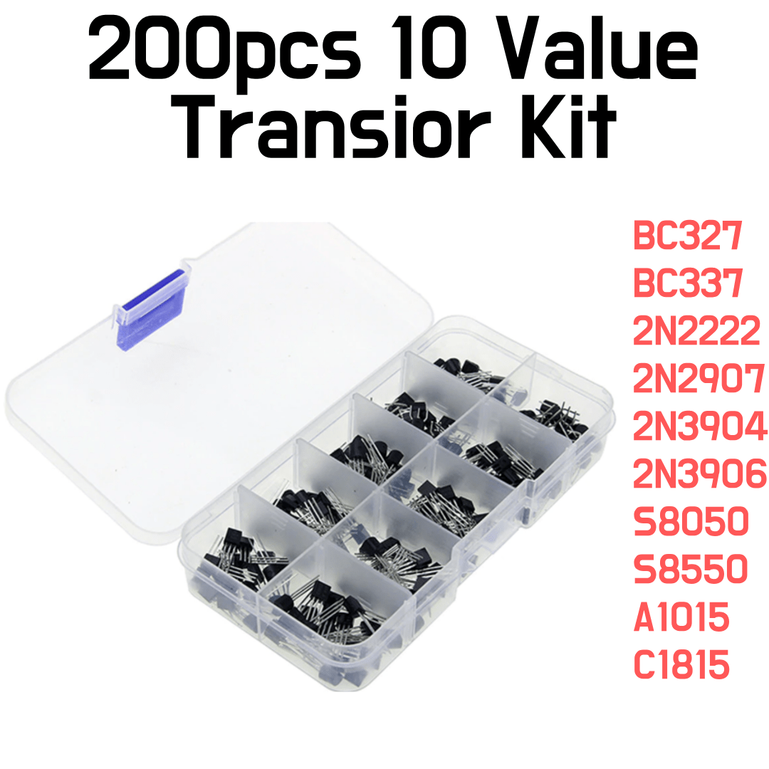 Transistor Assortment Kit - 200pcs - ePartners