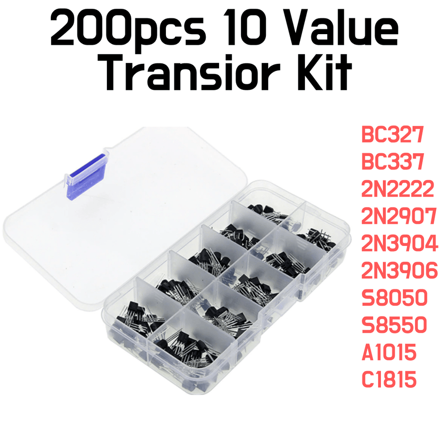 Transistor Assortment Kit - 200pcs - ePartners