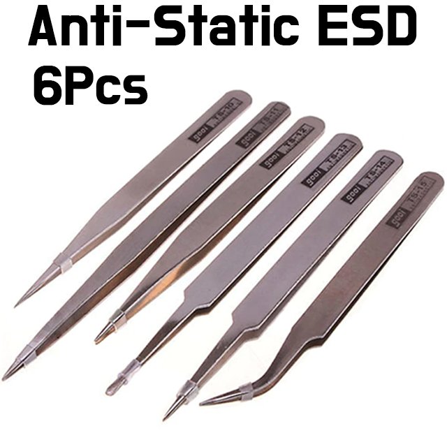 Tweezer - 6 Pcs Anti - static ESD Tweezers Set - ePartners