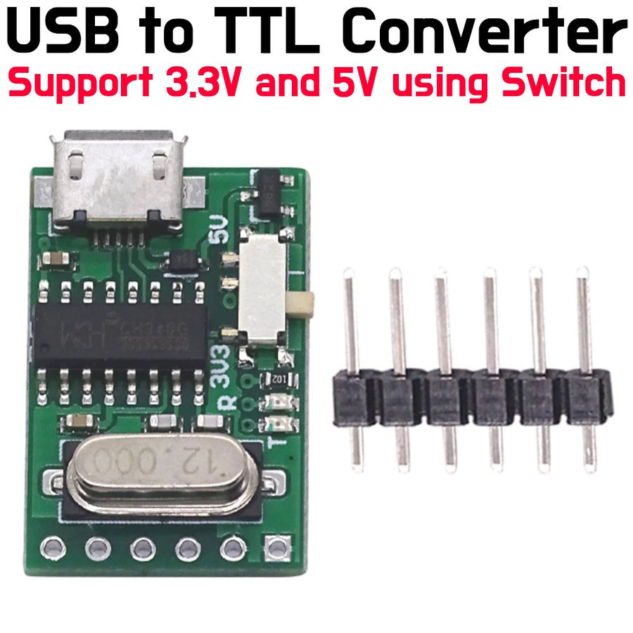 USB to TTL Convertr - CH340 3.3V, 5V siwtchable - ePartners