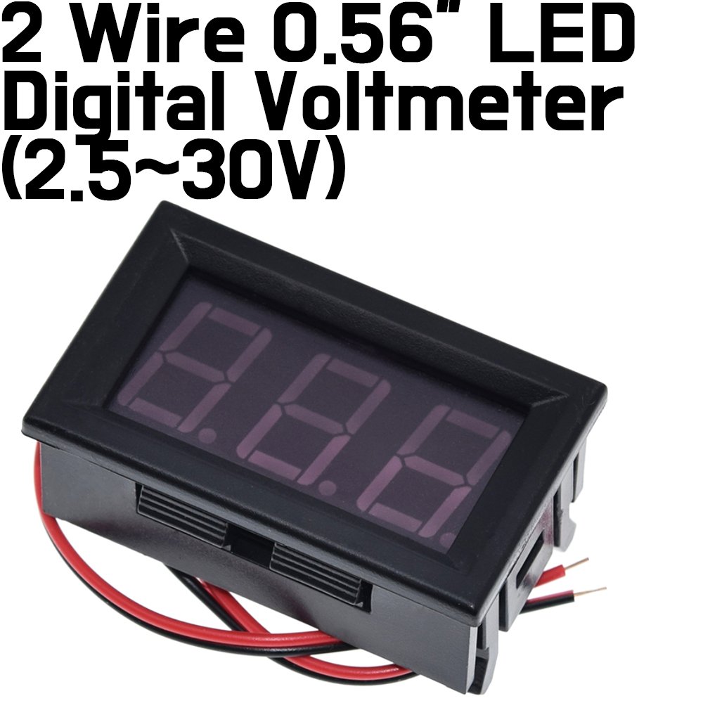 Voltmeter - 2 Wire 0.56" 2.5V~30V - ePartners