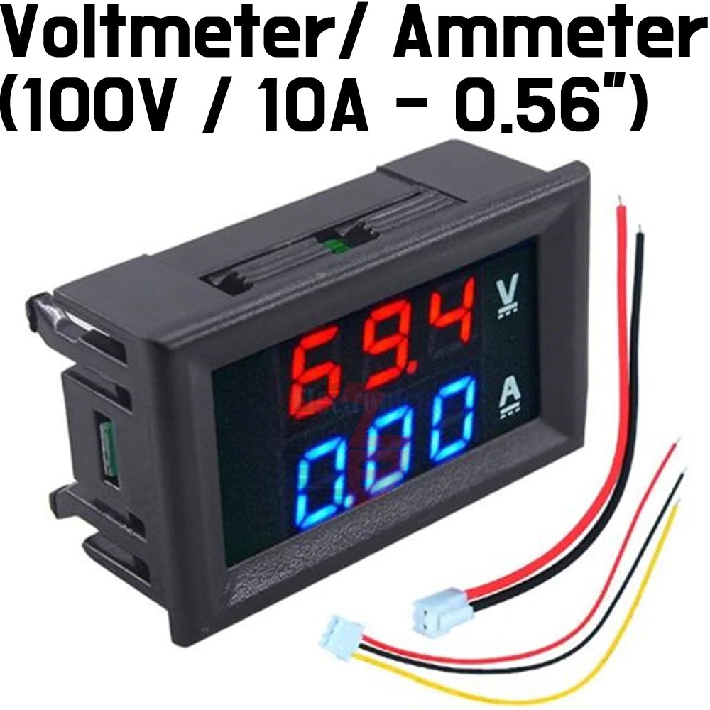 Voltmeter/ Ammeter 100V/ 10A - 0.56" - ePartners