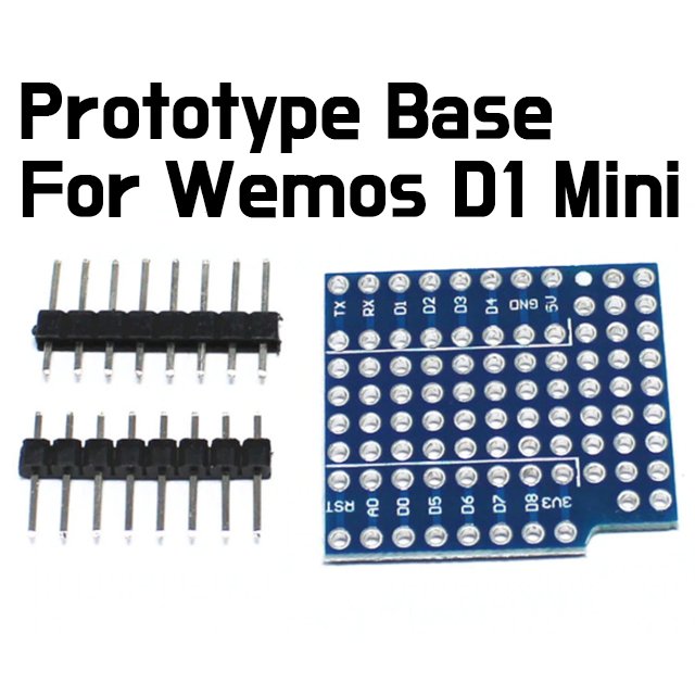 WeMos D1 Mini Double Side Proto Base | ePartners NZ