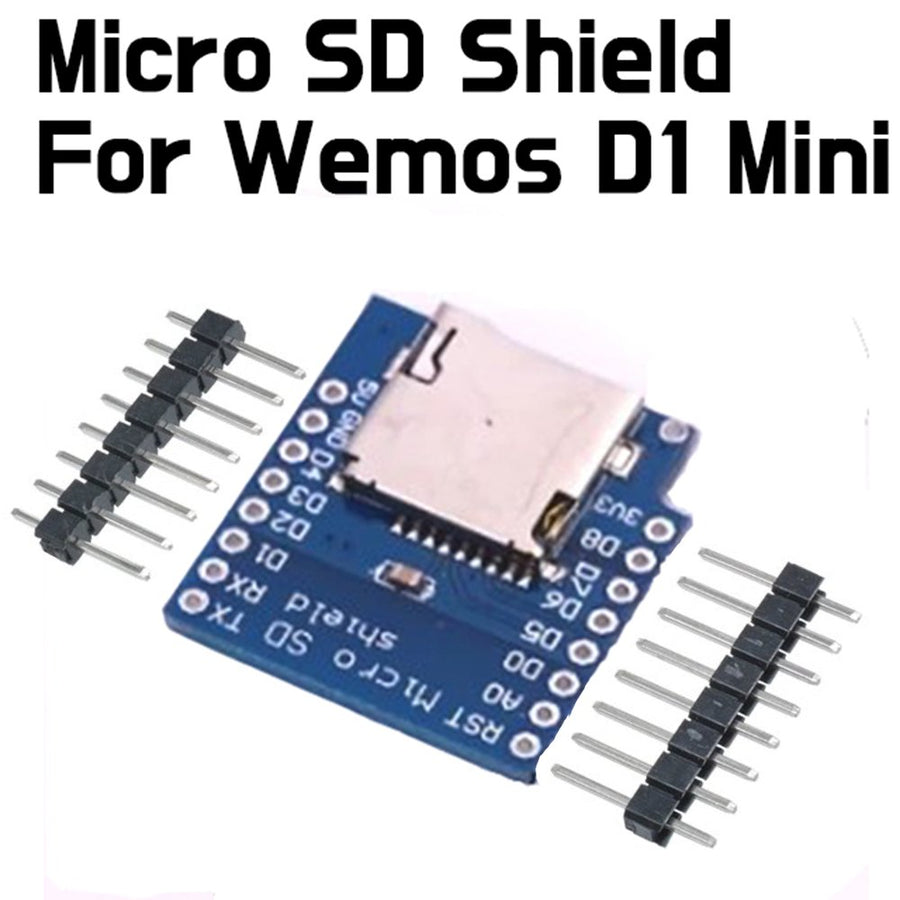 WeMos - Micro Micro SD Card Shield for Wemos D1 Mini ESP8266 WiFi - ePartners