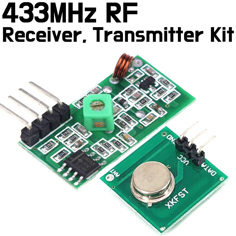 Wireless - 433Mhz RF Receiver Module and Transmitter Module Kit - ePartners