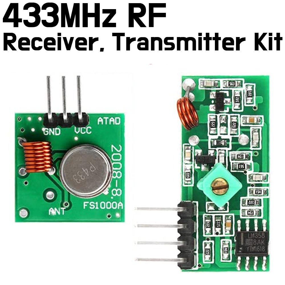 Wireless - 433Mhz RF Receiver Module and Transmitter Module Kit - ePartners