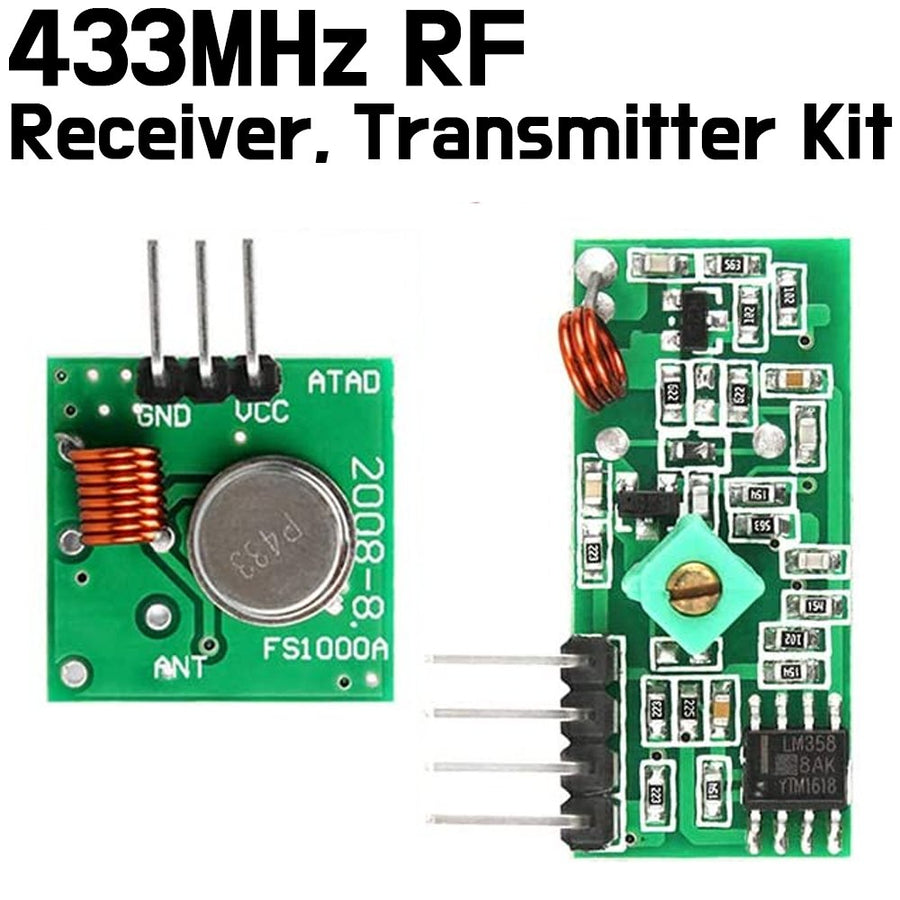 Wireless - 433Mhz RF Receiver Module and Transmitter Module Kit - ePartners