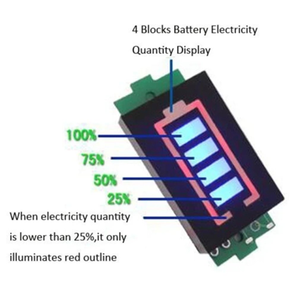 18650 Battery Capacity Indicator - 1S 4.2V - ePartners