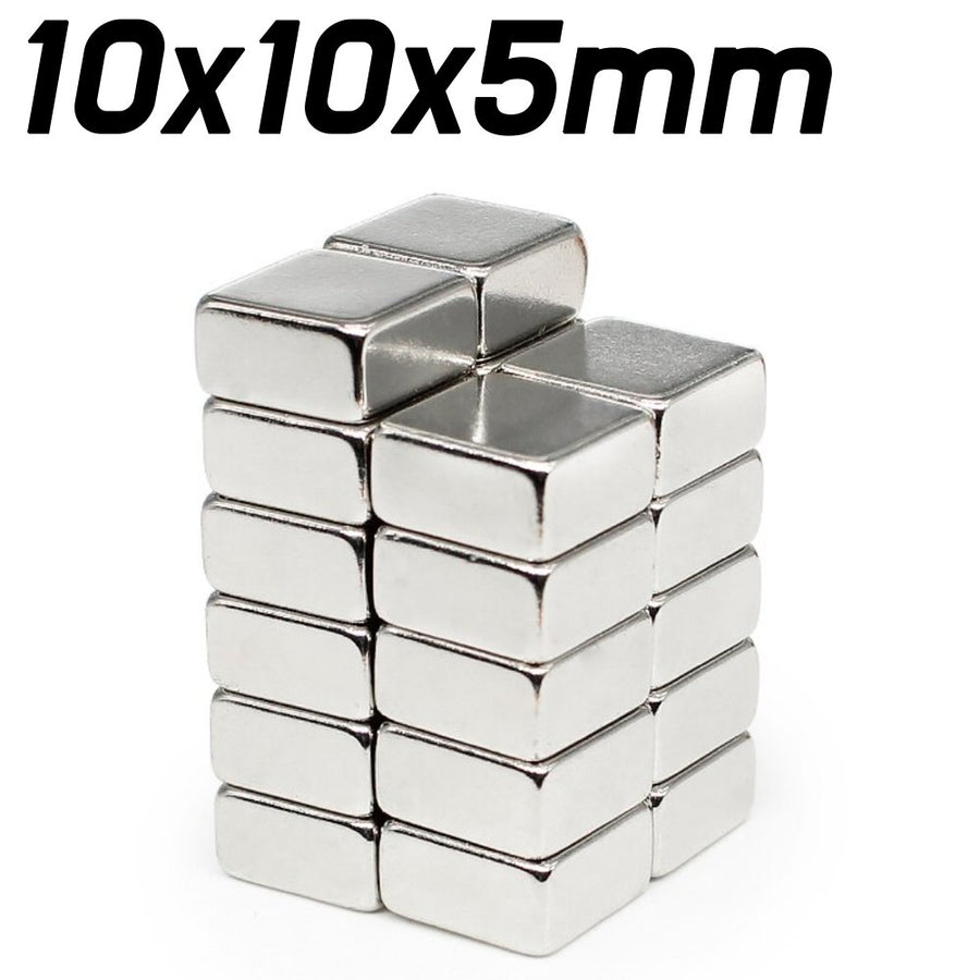 1pc - 10mm x 10mm x 5mm Neodymium Magnet - ePartners NZ