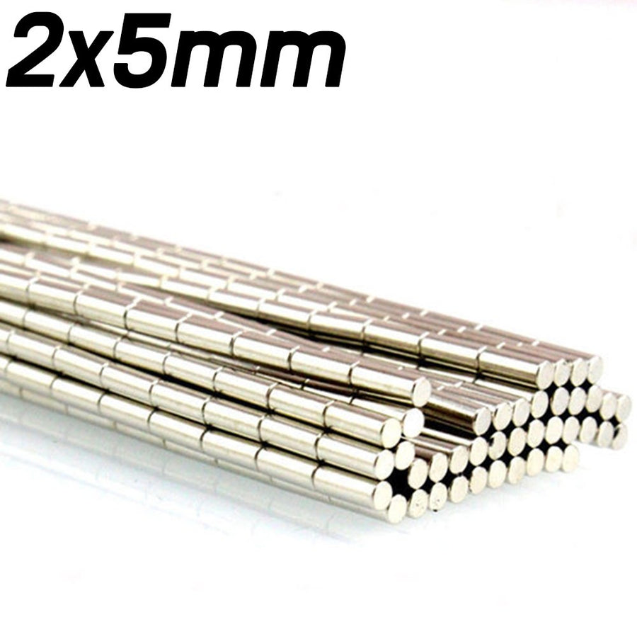 2pcs- 2mm x 5mm Neodymium Magnets - ePartners NZ