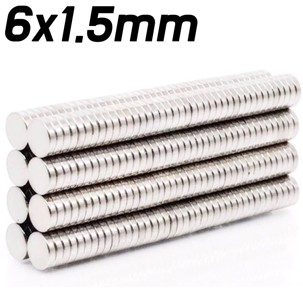 3pcs - 6mm x 1.5mm Neodymium Magnets - ePartners NZ