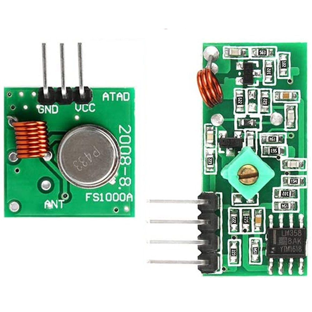 Rf Module Transmiter Label 433Mhz RF Receiver Module and Transmitter Module Kit | ePartners