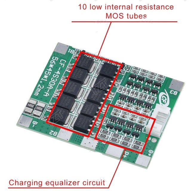 4S 30A Lithium Battery 18650 BMS Charger Protection Board - ePartners NZ