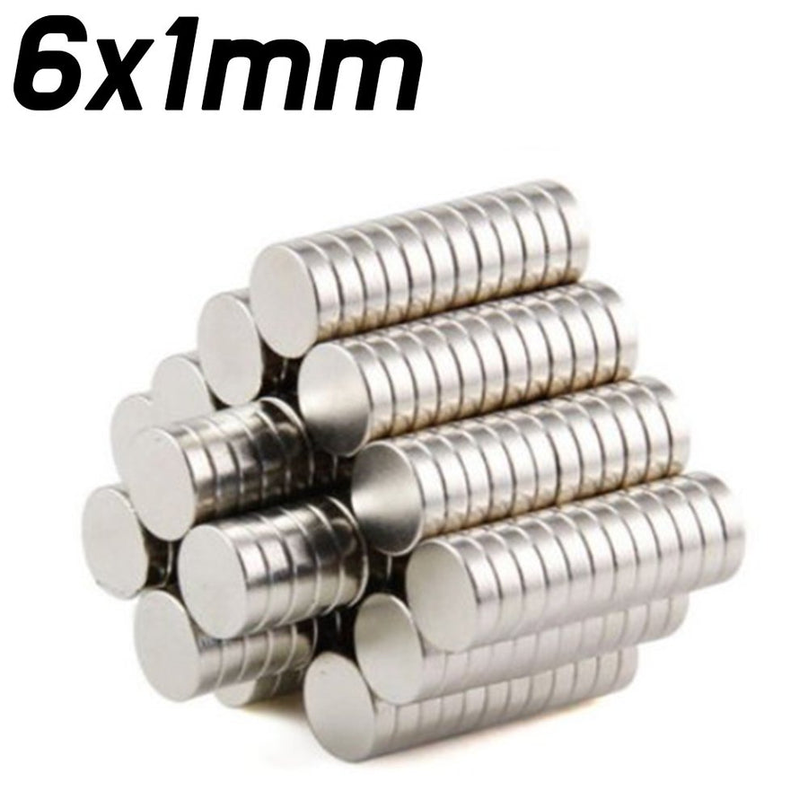 5pcs - 6mm x 1mm Neodymium Magnets - ePartners NZ