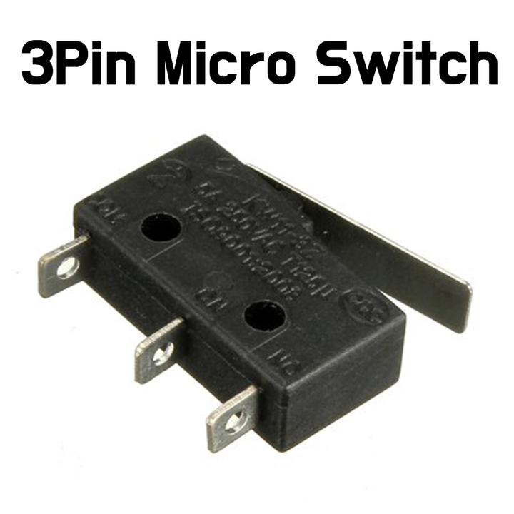 KW11-3Z  Tact Micro Switch ON/OFF 5A/250V 3PIN Buckle