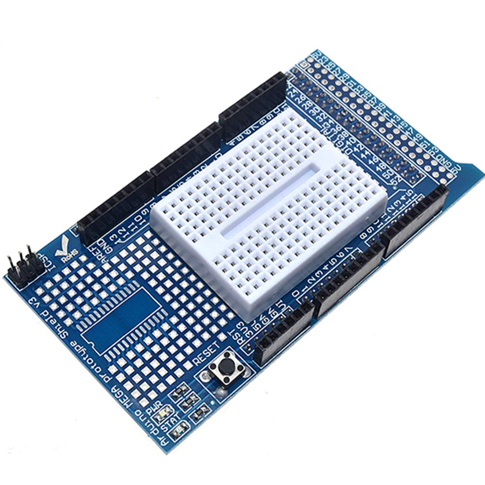 Arduino Mega2560 Prototype Shield V3 + Breadboard