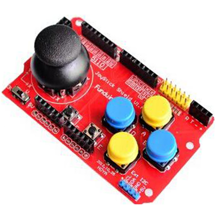 New Joystick Shield  with I2C / Bluetooth Interface for Arduino