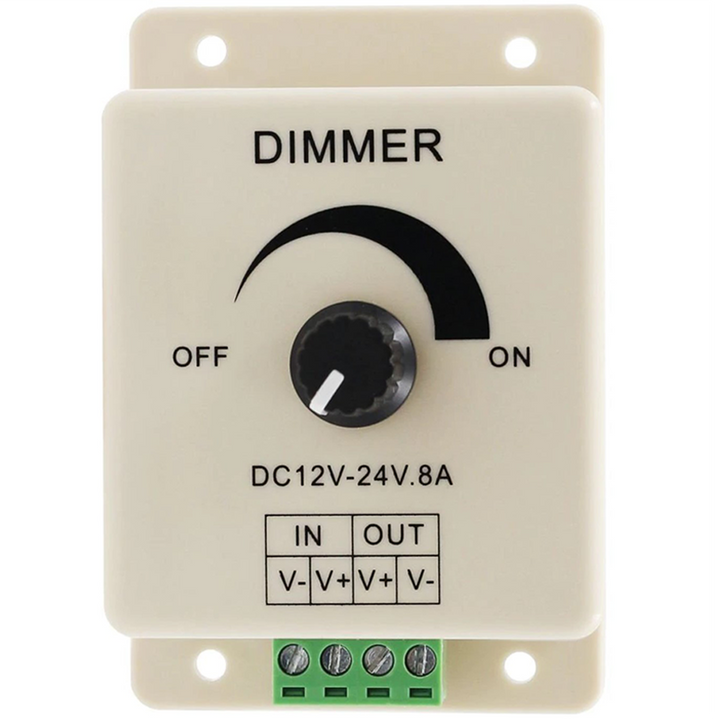LED Dimmer Controller - 12V/ 24V - 8A