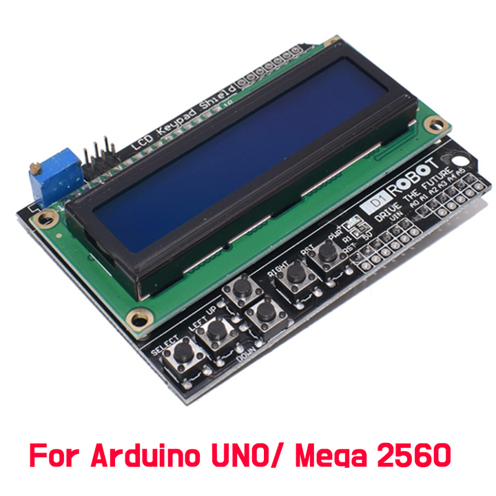 1602 LCD Keypad Shield for Arduino Uno & Mega 2560