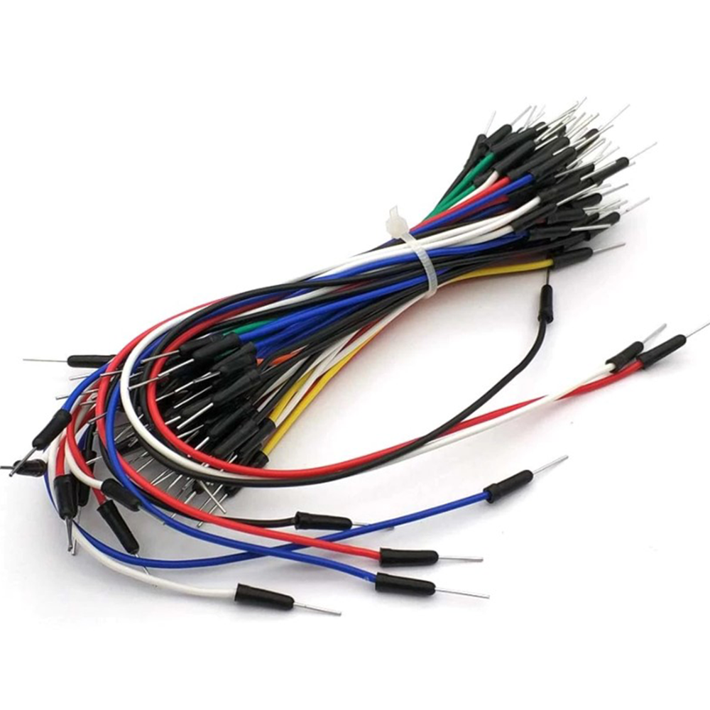 Breadboard Dupont Jumper Wires (M-M) - 65pcs