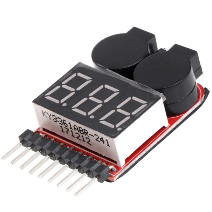 Lipo Battery Voltage Tester 1S-8S
