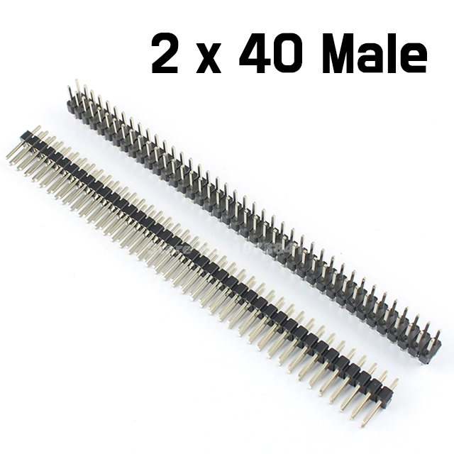 2x40 80Pin Male Straight Pin Headers | ePartners NZ