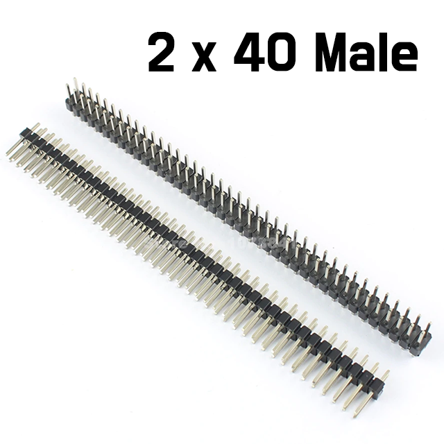 Pin Header  80Pin Double Row 2x40 80Pin Male 2.54mm Straight Pin Headers