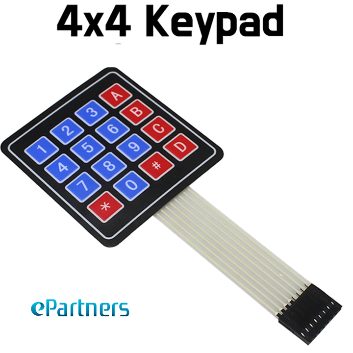 Membrane Switch Keypad 16 Key 4 x 4