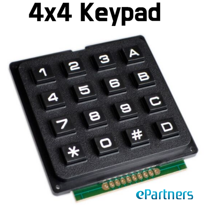 Membrane Switch Keypad 16 Key 4 x 4 Matrix