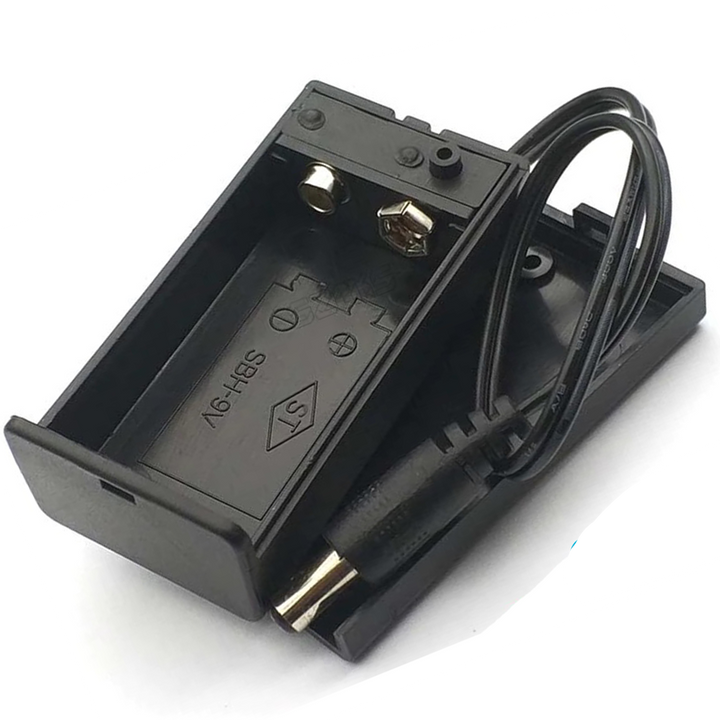 9V Battery Holder with ON/OFF Switch with Plug - case