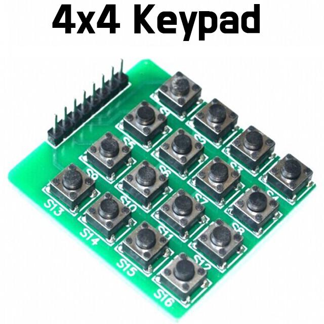 Keypad Keyboard Module 16 Button - 4x4 Matrix