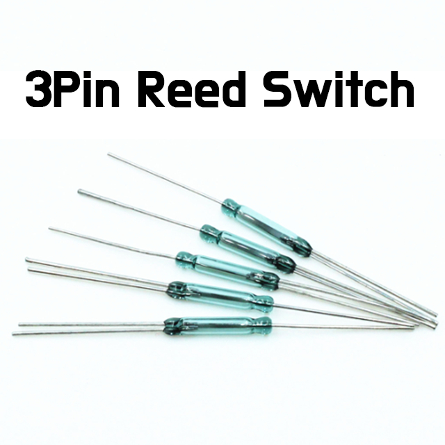 Reed Switch 3Pin Magnetic Switch Normally Open and Normally Closed 1pcs