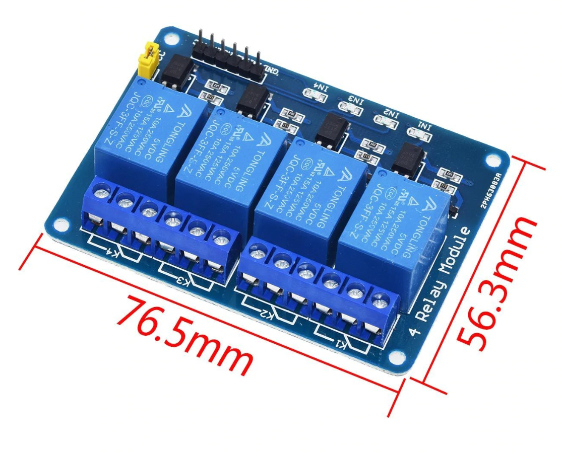 Relay Module - 4 Channels | ePartners NZ