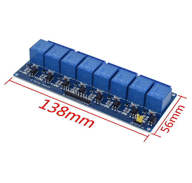 Relay module 8 Channel - 5V, 12V | ePartners NZ