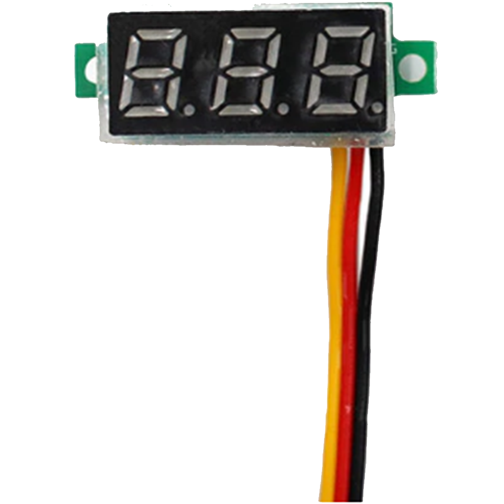 LED Digital Voltmeter 3 Wire 0.28" - 0V~100V