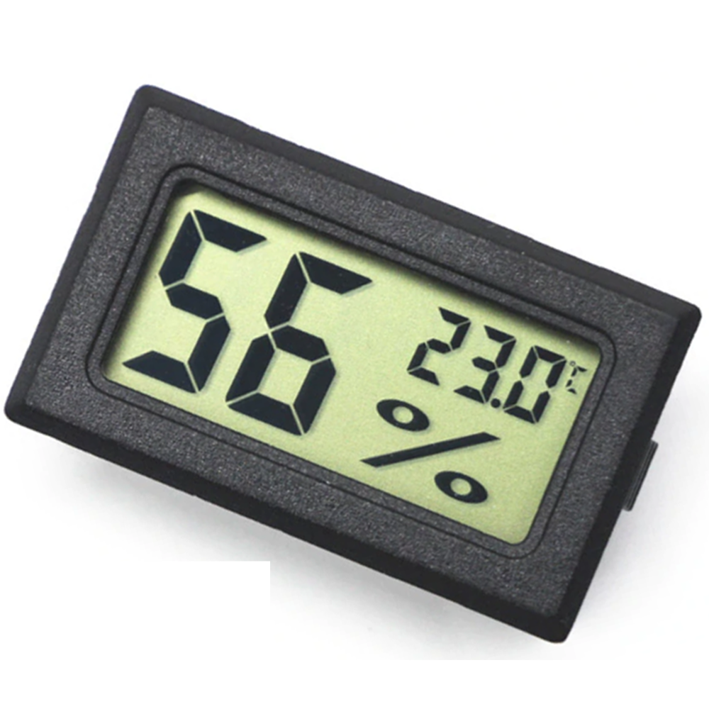 LCD Black Temperature, Hygrometer Thermometer Humidity sensor