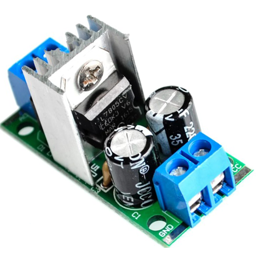 Step-down power supply 5V 1.5A - L7805 voltage regulator
