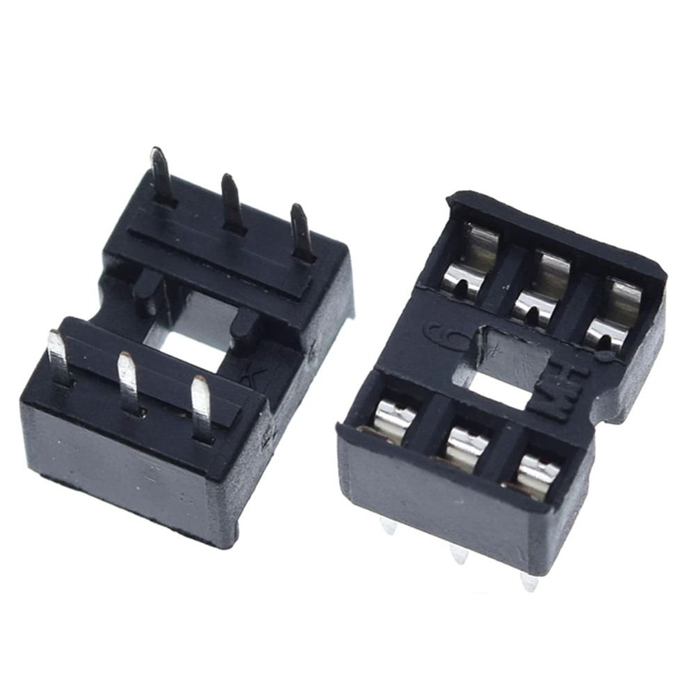 1 Tube 6pin 8pin 14pin 16pin 18pin 20pin DIP IC Socket Adapter Solder Type 1 Tube 6pin 8pin 14pin 16pin 18pin 20pin DIP IC Socket Adapter Solder Type