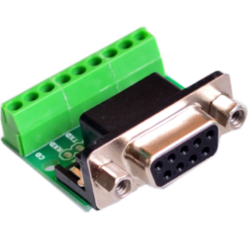 DB9 RS232 Serial to Terminal female Adapter