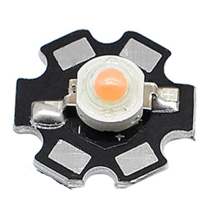 3W High Power LED with Aluminum base plate