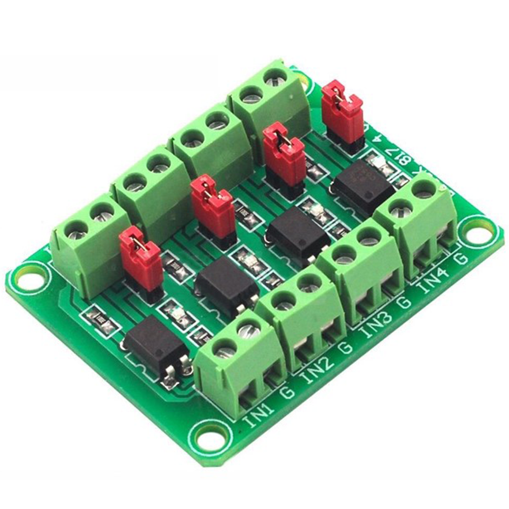 4 Channel Optocoupler Isolation Voltage Converter