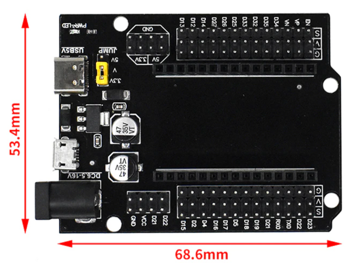 ESP32 Shield Adapter