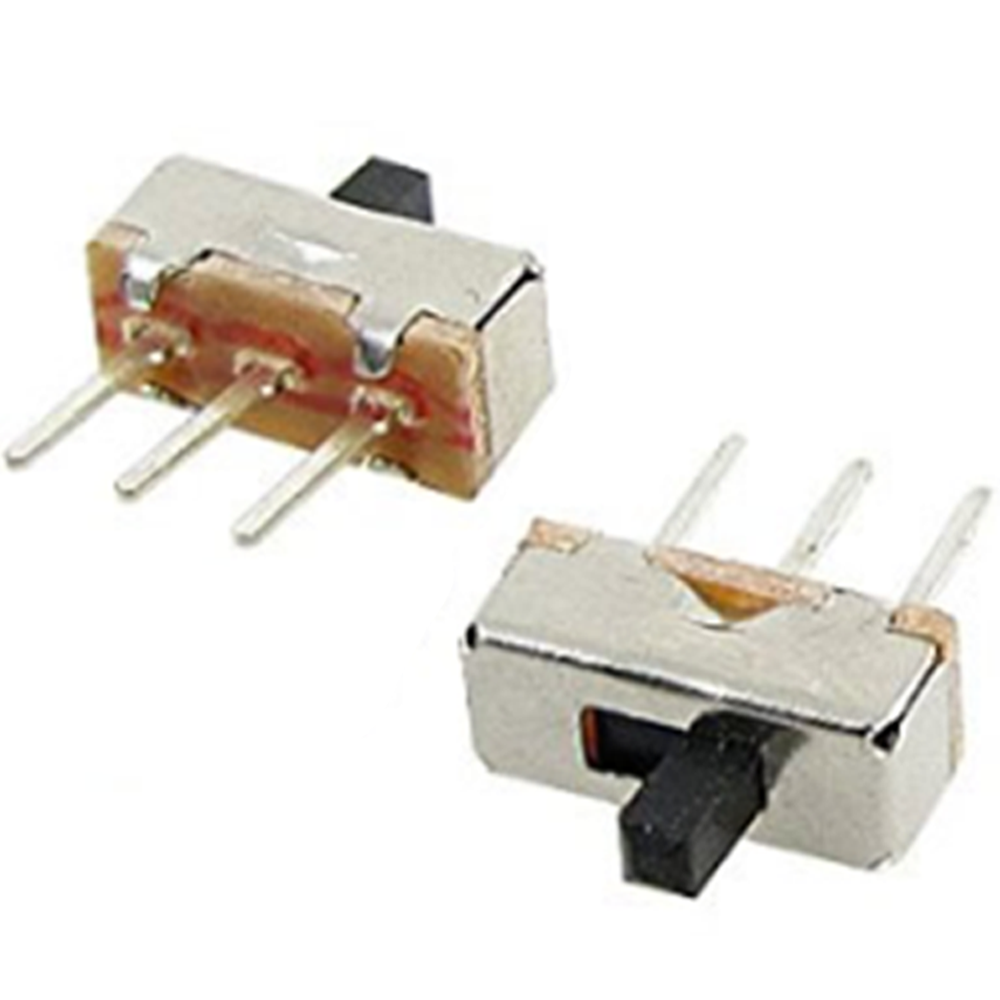 Mini Vertical Slide Switch SPDT 3 Pin Toggle Switch