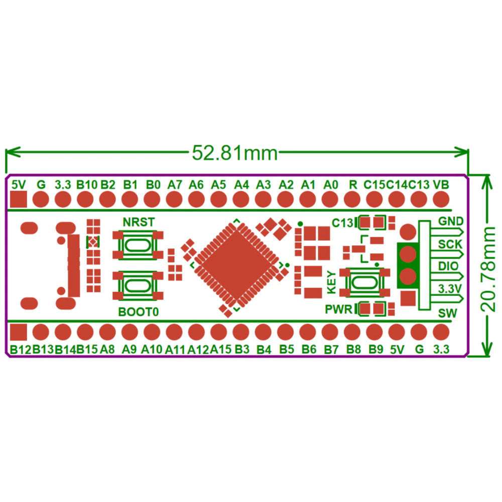 STM32F411CEU6 STM32  Arm® Cortex® -M4 32-bit Development Board