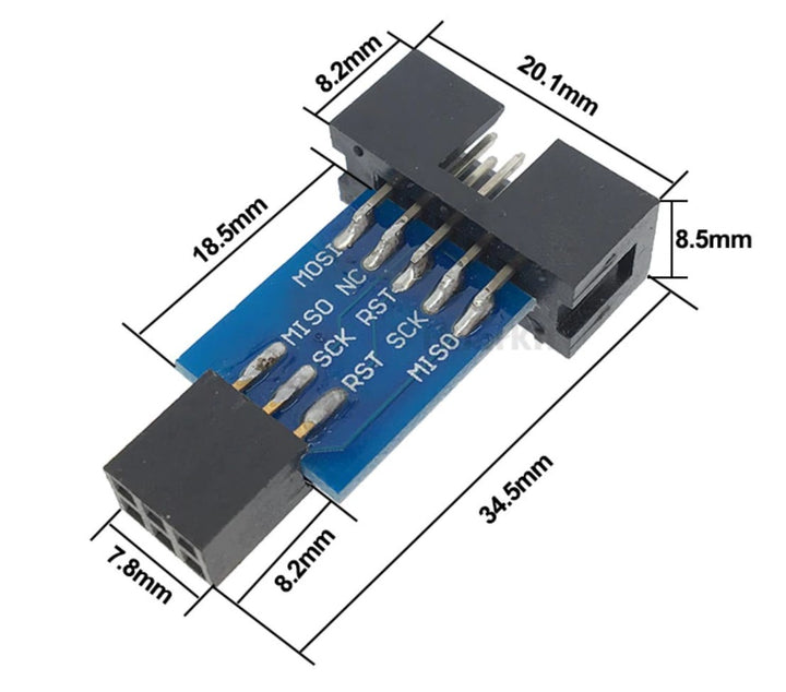 AVR Programmer Bootloader for ASP USB/ISP ISP + 10PIN TO 6PIN ADAPTER