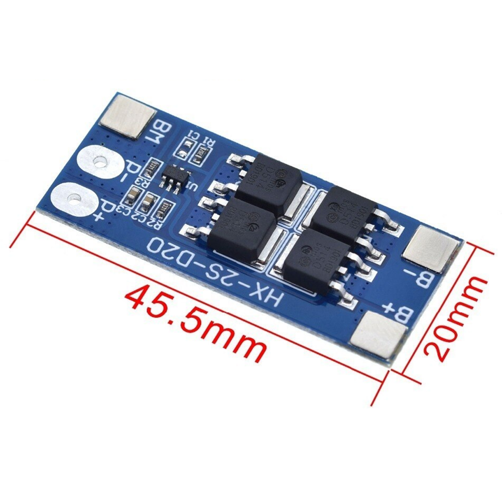 2S 13A 7.4V Lithium Battery 18650 BMS Charger Protection Board
