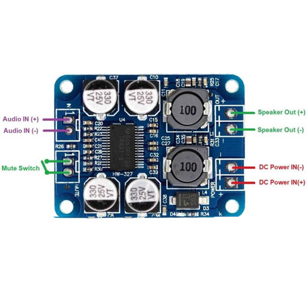Mono Digital Audio Power Amplifier - TPA3118