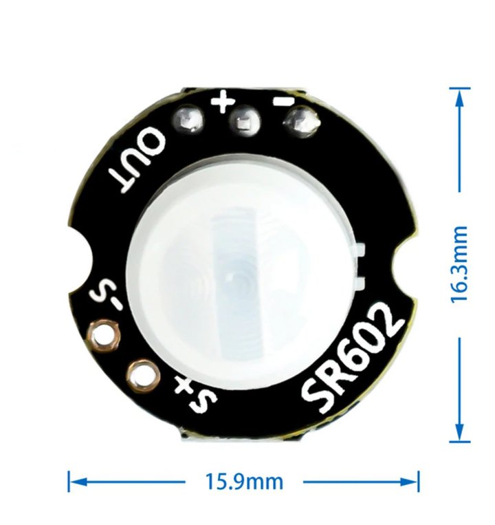 SR602 Mini Pyroelectric Infrared Motion Sensor - PIR Sensor
