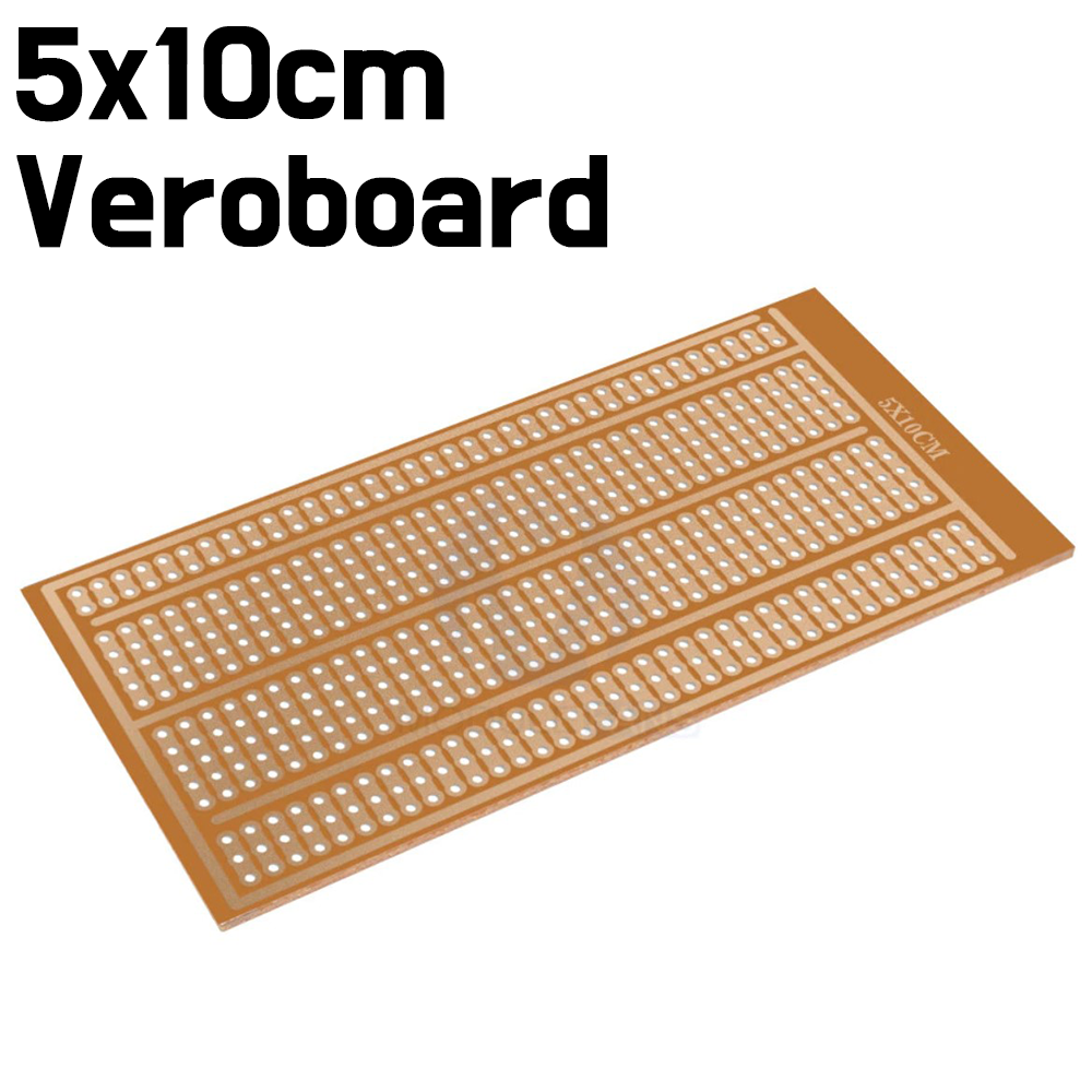 5x10cm - Signle Side PCB Stripboard Veroboard